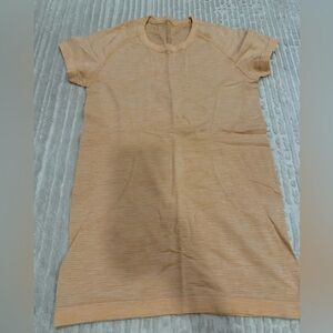 Lululemon Athletica Peach Short Sleeve Top